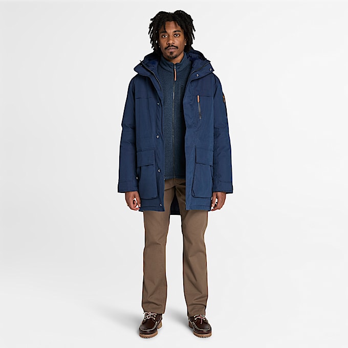 Wilmington Down Parka for Men in Dark Blue TBL Blue ALT2