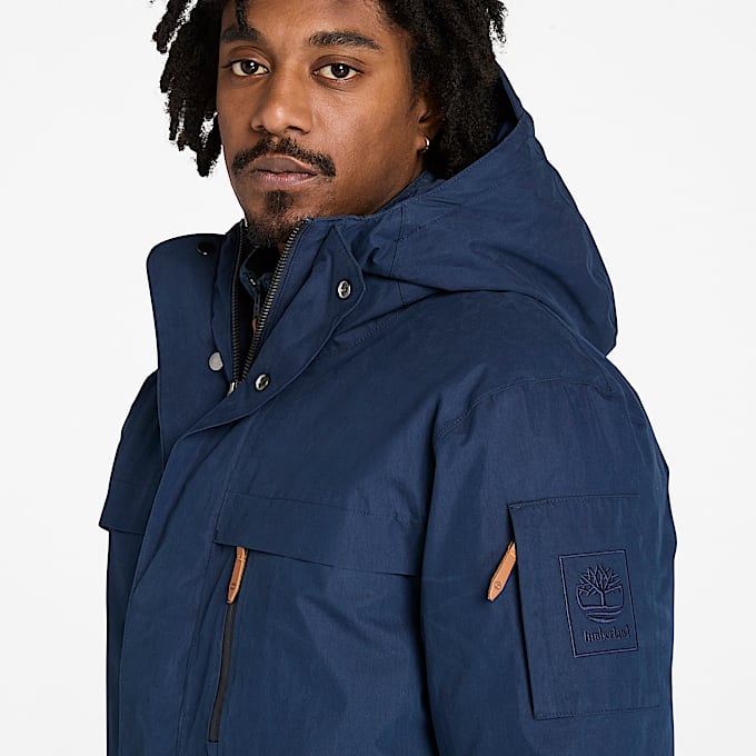 Wilmington Down Parka for Men in Dark Blue TBL Blue ALT3