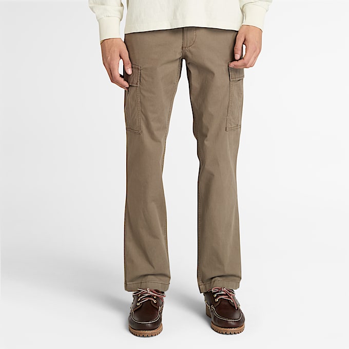 Timberland Brookline Twill Cargo Trouser for Men in Brown TBL Brown ALT1