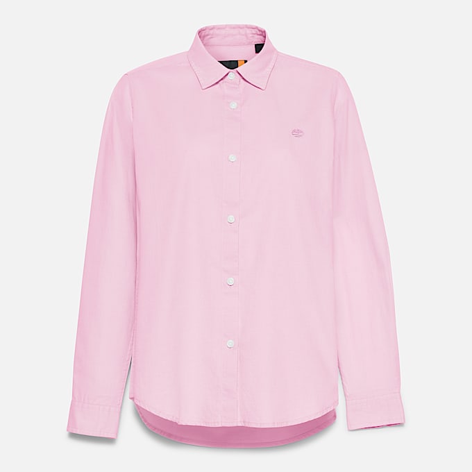Timberland Oxford LongSleeve Shirt for Women in Pink TBL Pink HERO