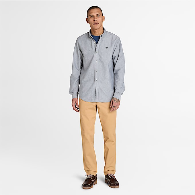 Oxford Shirt for Men in Black TBL Black ALT2