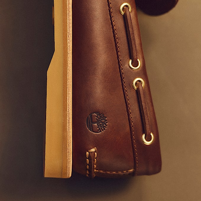 Handgefertigter Bootsschuh fr Herren in Braun TBL Braun MKTG2