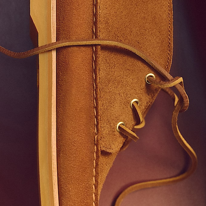 Bota de Vela Artesanal Mid para Homem em castanho TBL castanho MKTG2