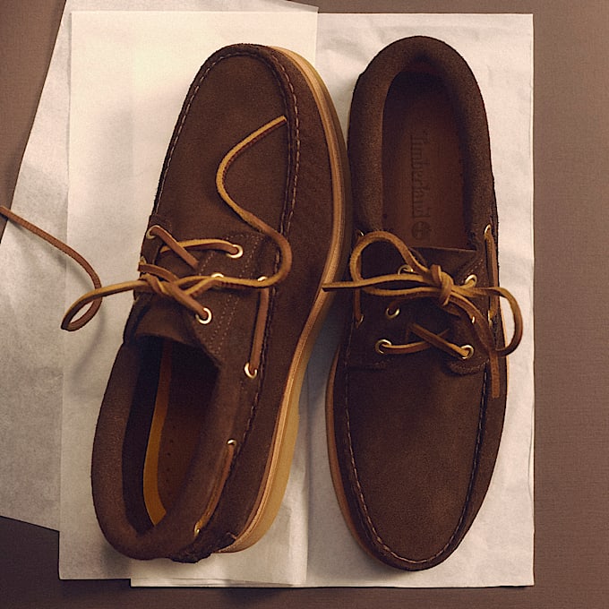 Chaussure bateau Crafted pour homme en marron fonc TBL marron MKTG1