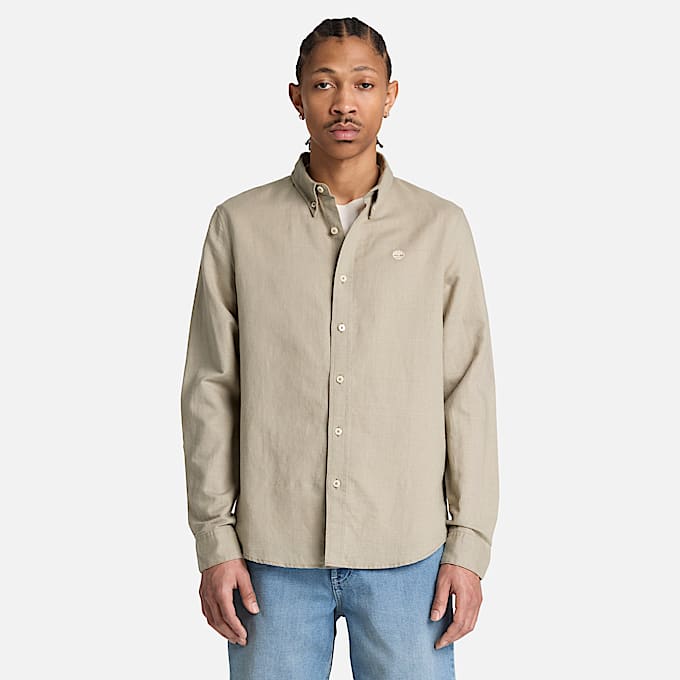 Lovell Lake BottonDownLangarmshirt fr Herren in Grau TBL Grau ALT1