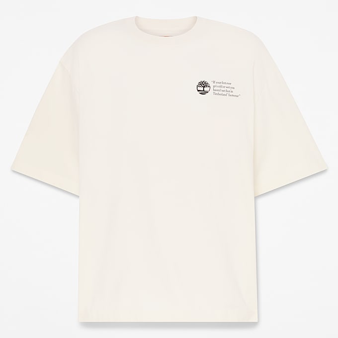 All Gender Archive Boot TShirt in White TBL White hero