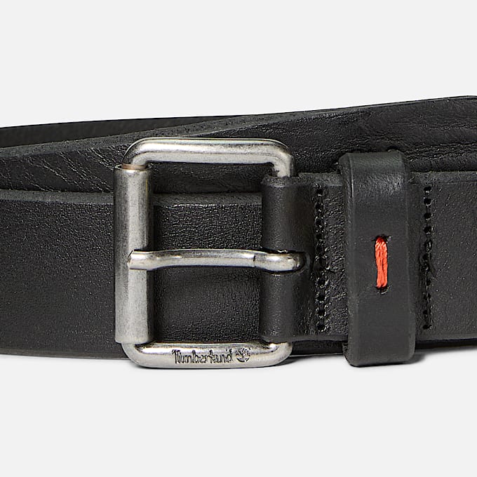 Ceinture en cuir Errex pour homme en noir TBL noir ALT2