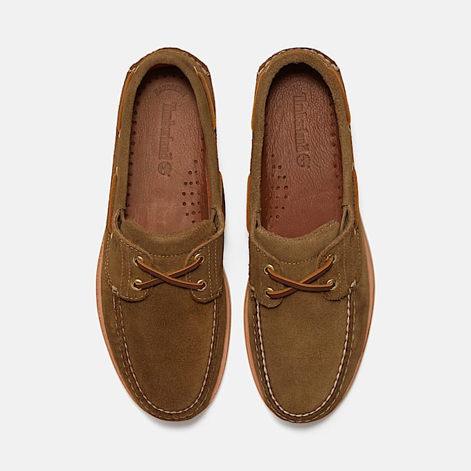 Chaussure bateau Crafted pour homme en beige TBL beige ALT2