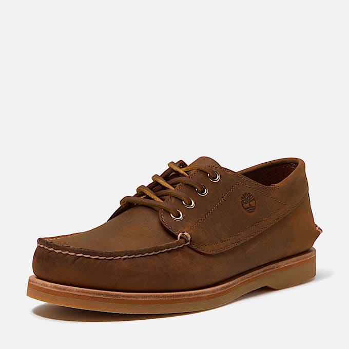 Scarpa da Barca Crafted da Uomo in marrone TBL marrone ALT9