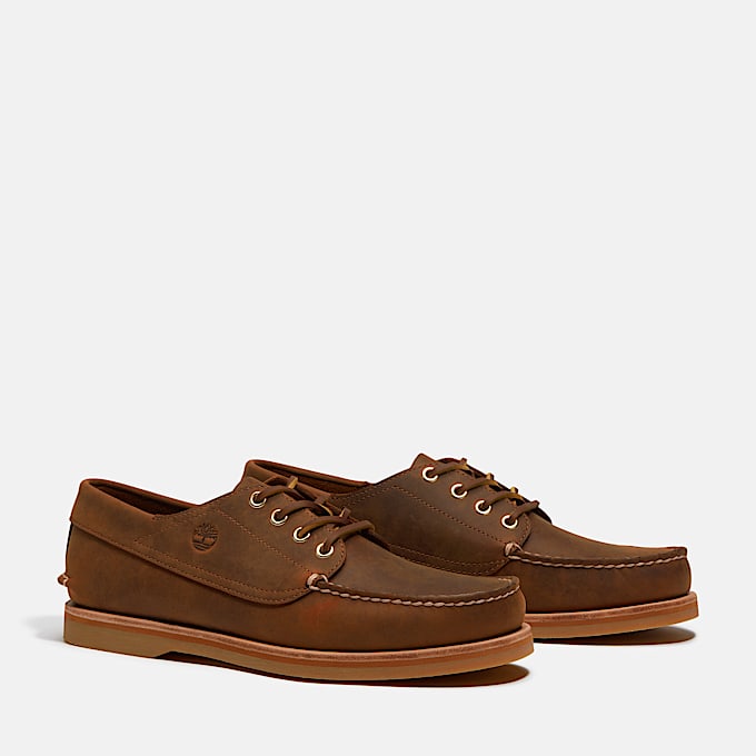 Scarpa da Barca Crafted da Uomo in marrone TBL marrone ALT4