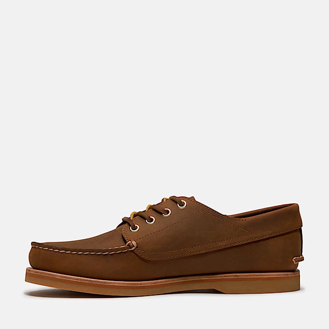 Scarpa da Barca Crafted da Uomo in marrone TBL marrone ALT6