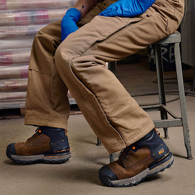Wasserdichter Ultraleichter Boondock 6 CompositeToe Work Boot fr Herren in Braun TBL Braun ALT3