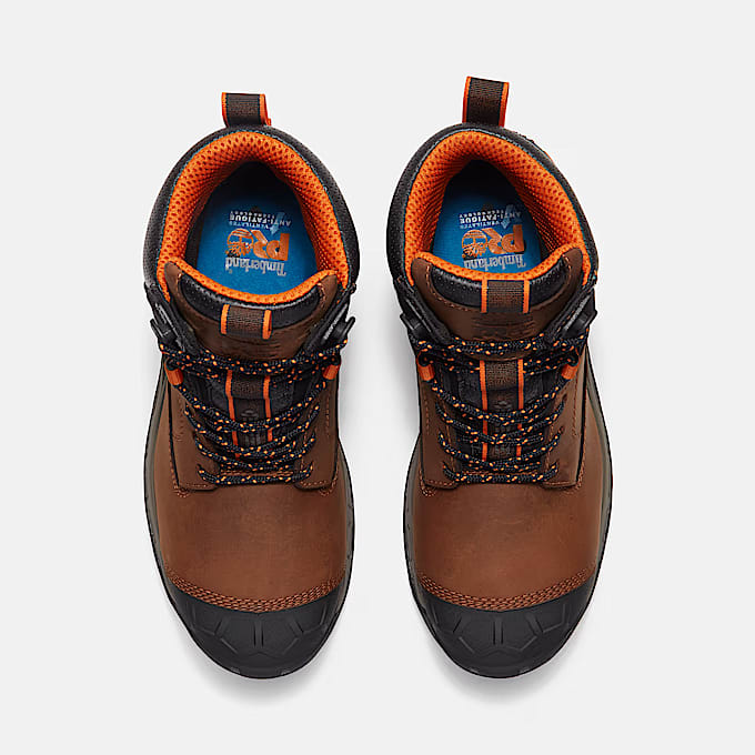 Boondock Ultralight 6 Waterdichte Gesoleerde Werkschoen met composietneus voor heren in bruin TBL Bruin ALT2