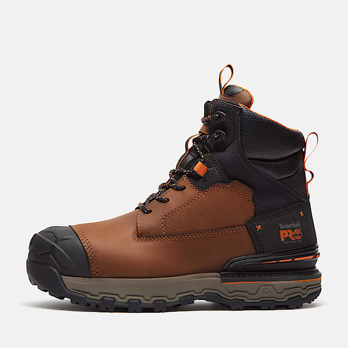 Wasserdichter Ultraleichter Boondock 6 CompositeToe Work Boot fr Herren in Braun TBL Braun ALT14