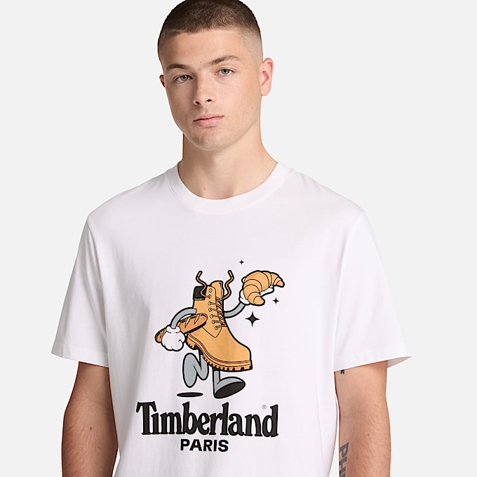 All Gender Paris ShortSleeve TShirt i vit TBL Vit ALT3