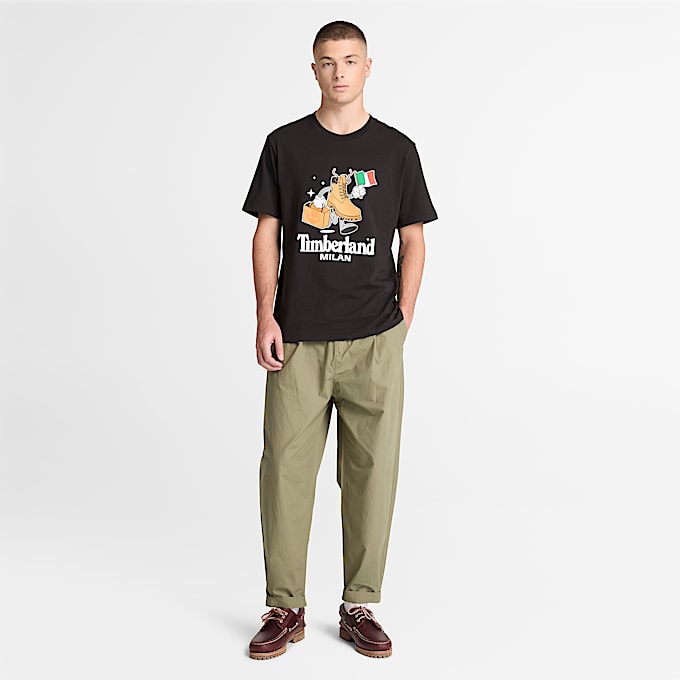 All Gender Milan ShortSleeve Tshirt i svart TBL Svart ALT2