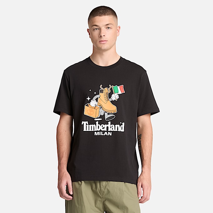 All Gender Milan ShortSleeve Tshirt i svart TBL Svart ALT1