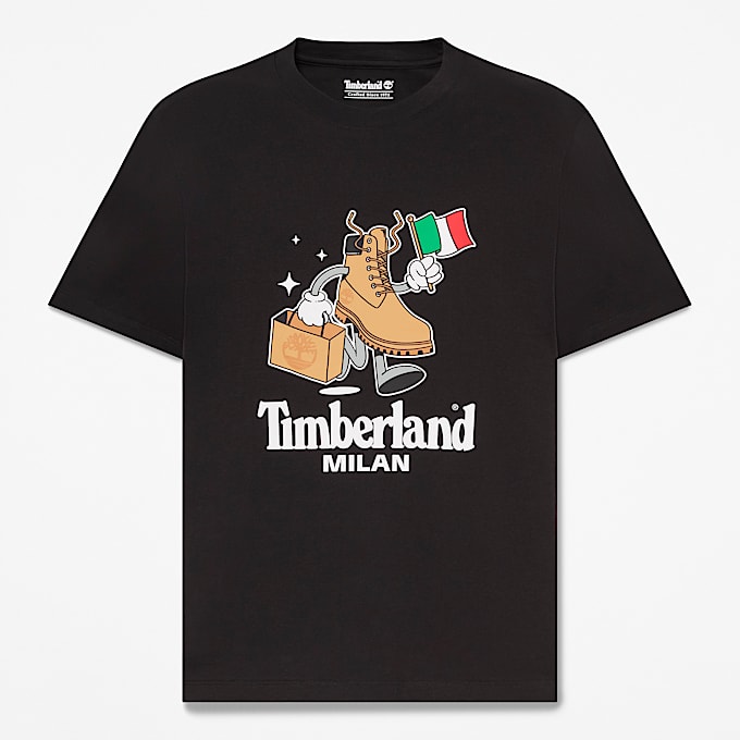 All Gender Milan ShortSleeve Tshirt i svart TBL Svart HERO