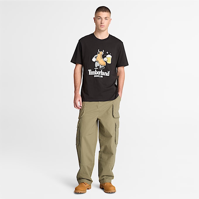 All Gender Berlin ShortSleeve Tshirt i svart TBL Svart ALT2