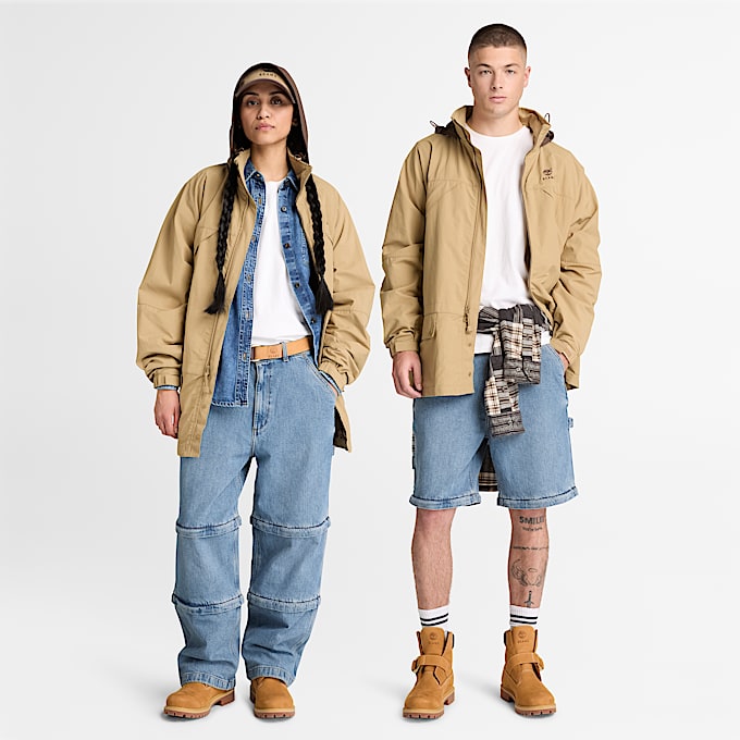 All Gender Timberland x BEAMS BaumwollTShirt mit Print in Wei TBL Wei ALT1