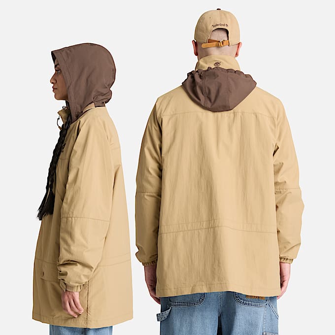 All Gender Timberland x BEAMS NylonWendejacke mit Reiverschluss in Khaki TBL Khaki ALT2