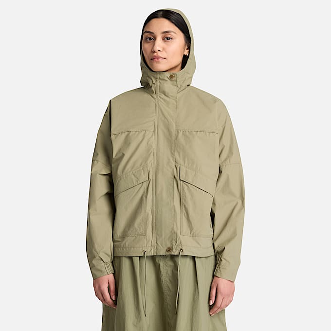 Veste dperlante rsistante pour femme en vert TBL Verte ALT1
