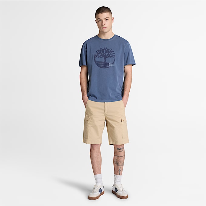 Cargoshorts aus Popeline fr Herren in Beige TBL Beige ALT2