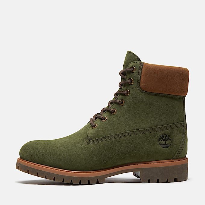 Wasserdichter Timberland Premium 6Inch Boot fr Herren in Grn TBL Grn ALT5