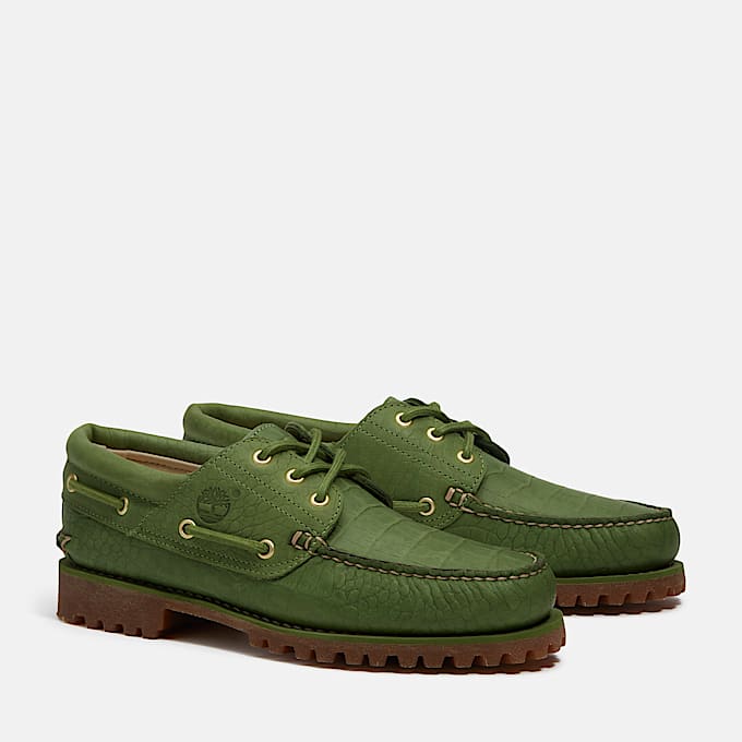 All Gender Handgenhter Timberland Authentic 3Eye Lug Bootsschuh in Grn TBL Grn ALT4