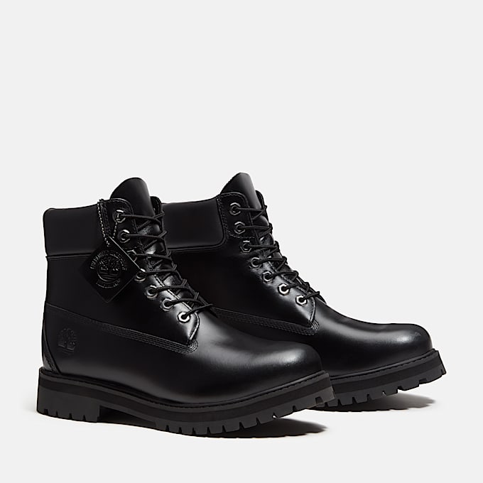 Wasserdichter Timberland Heritage 6Inch Boot fr Herren in Schwarz TBL Schwarz ALT4