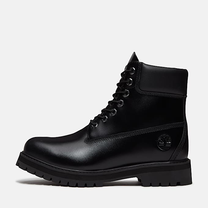 Wasserdichter Timberland Heritage 6Inch Boot fr Herren in Schwarz TBL Schwarz ALT8