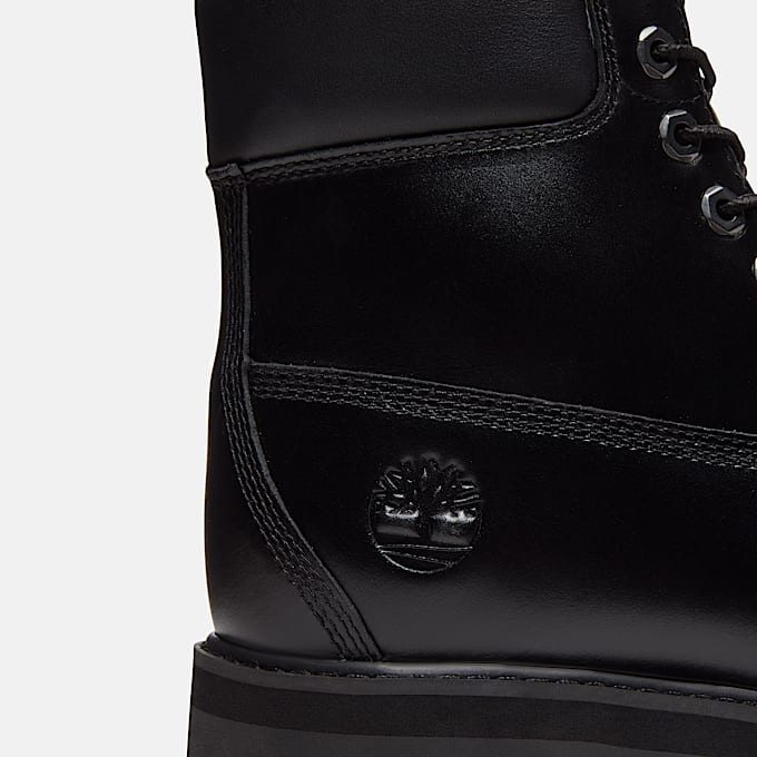 Wasserdichter Timberland Heritage 6Inch Boot fr Herren in Schwarz TBL Schwarz ALT7