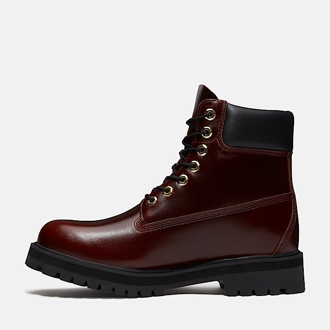 Wasserdichter Timberland Heritage 6Inch Boot fr Herren in Burgunderrot TBL Burgunderrot ALT6
