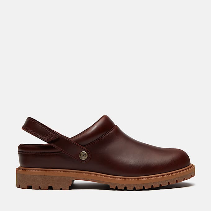 Timberland Premium Convertible Clog fr Damen in Burgunderrot TBL Burgunderrot HERO