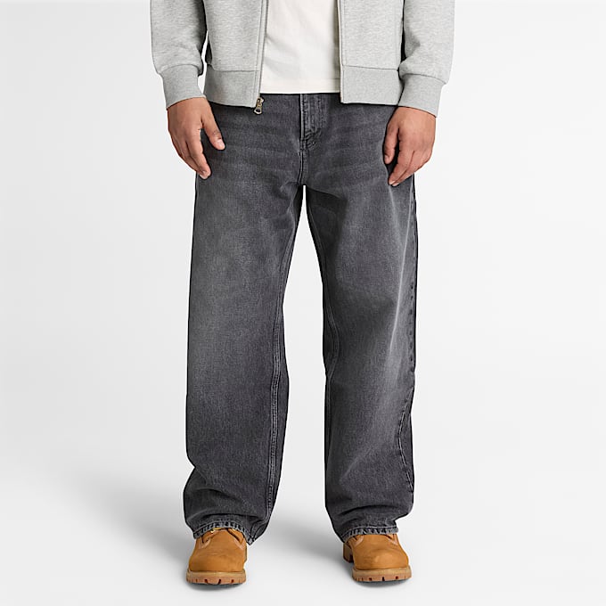 Baggy DenimHose fr Herren Schwarz TBL Schwarz ALT1