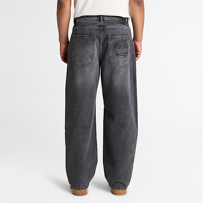 Baggy DenimHose fr Herren Schwarz TBL Schwarz ALT8