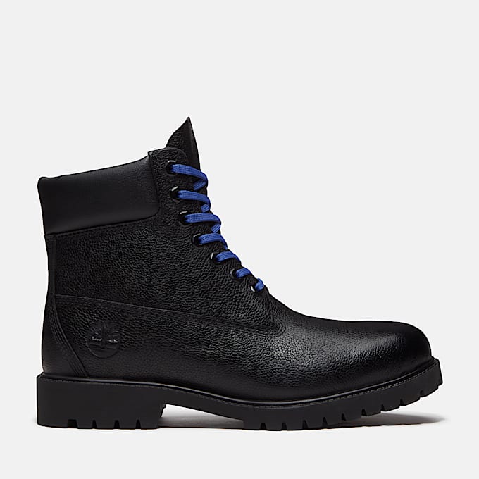 Wasserdichter Timberland Heritage 6Inch Boot fr Herren in Schwarz TBL Schwarz HERO