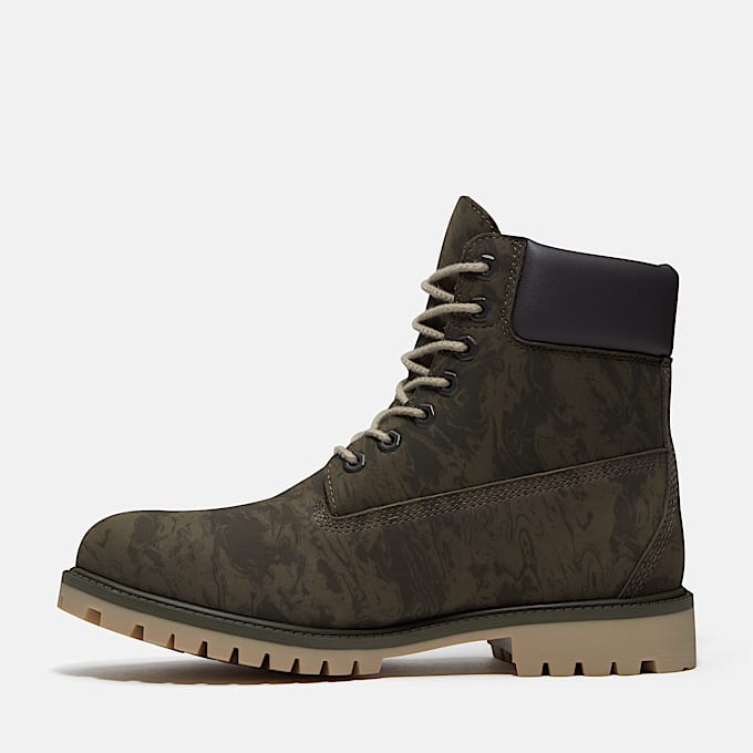 Wasserdichter Timberland Heritage 6InchBoot fr Herren in Dunkelgrn TBL Grn ALT6