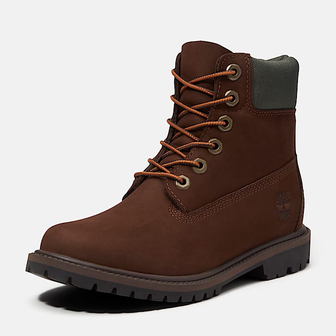 Wasserdichter Timberland Premium 6InchBoot fr Damen in Dunkelbraun TBL Braun ALT9