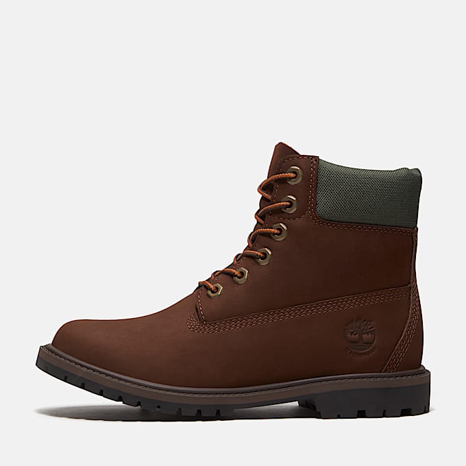 Wasserdichter Timberland Premium 6InchBoot fr Damen in Dunkelbraun TBL Braun ALT8