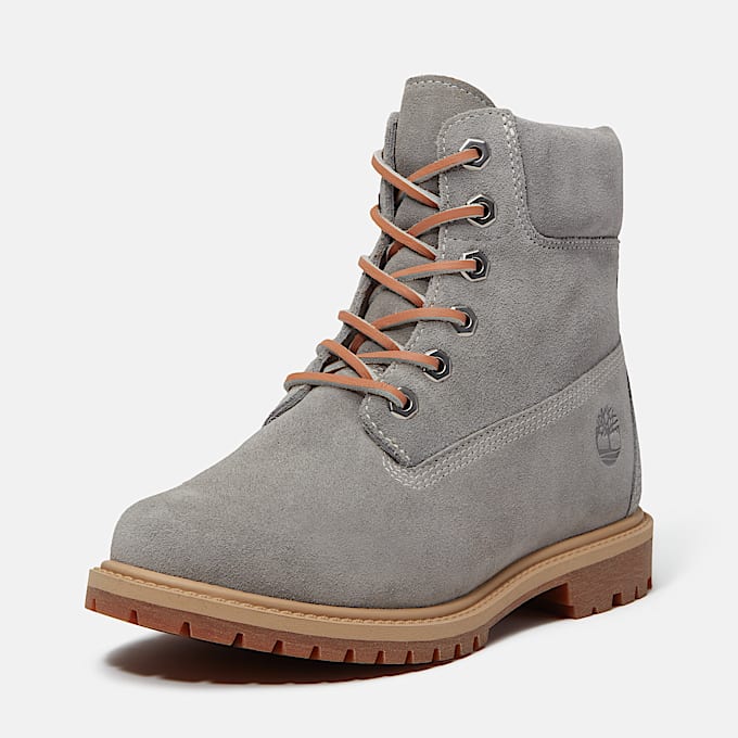 Timberland Premium 6Inch Boot fr Damen in Grau TBL Grau ALT9