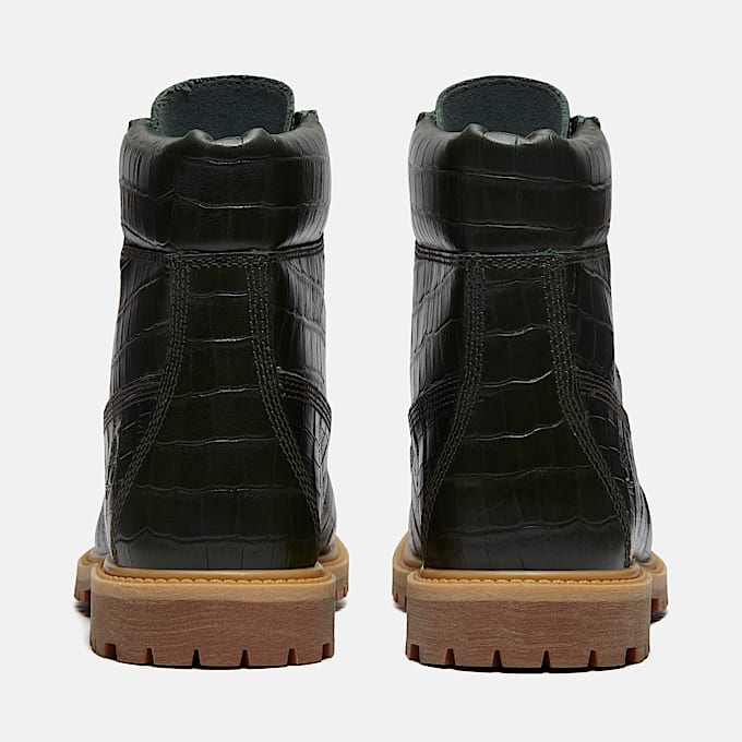 Timberland Premium 6Inch Boot fr Damen in Dunkelgrn TBL Grn ALT5