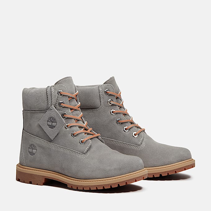 Timberland Premium 6Inch Boot fr Damen in Grau TBL Grau ALT4