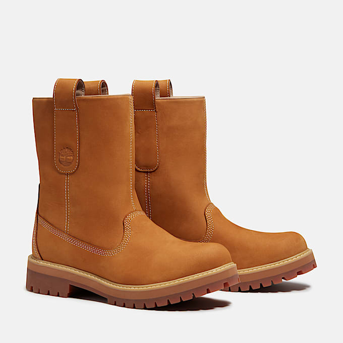 Halbhoher Timberland Heritage PullOn Boot fr Herren in Gelb TBL Gelb ALT4