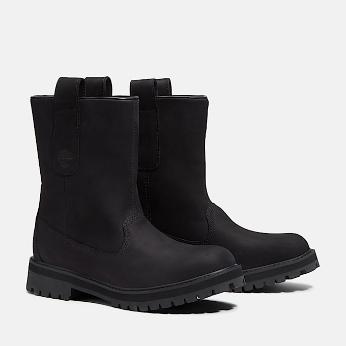 Halbhoher Timberland Heritage PullOn Boot fr Herren in Schwarz TBL Schwarz ALT4
