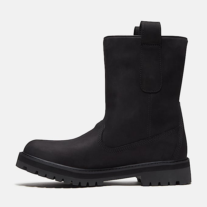 Halbhoher Timberland Heritage PullOn Boot fr Herren in Schwarz TBL Schwarz ALT6