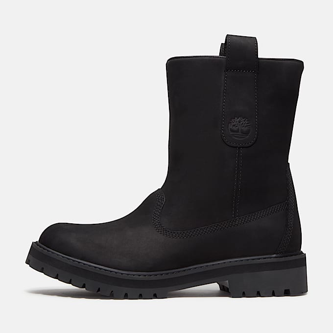 Halbhoher Timberland Heritage PullOn Boot fr Herren in Schwarz TBL Schwarz ALT8