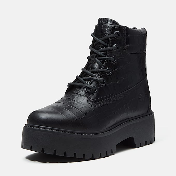Stone Street 6Inch Boot mit Plateausohle fr Damen in Schwarz TBL Schwarz ALT9