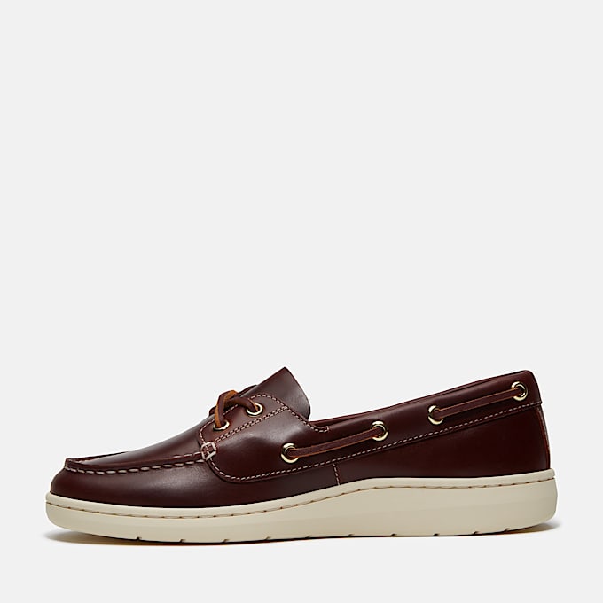 Portofino Pier Bootsschuh fr Damen in Burgunderrot TBL Burgunderrot ALT6