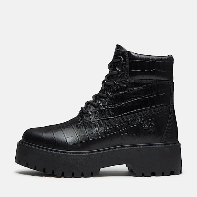 Stone Street 6Inch Boot mit Plateausohle fr Damen in Schwarz TBL Schwarz ALT8